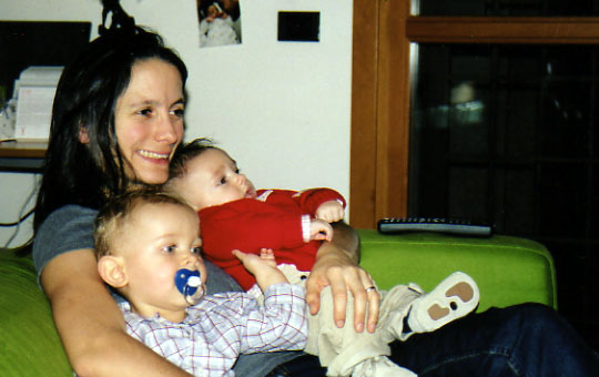 Calin avec Helene Franci et Aurian